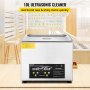 VEVOR 10L Digital Ultrasonic Cleaner Heater Timer Jewelry Eyeglasses Cleaning