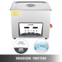 VEVOR Ultrasonic Cleaner 10L Semiwave Function 240W/120W Ultrasonic Power 200W Heating Power Upgraded Ultrasonic Cleaner for Modul Apparatus Dental Parts Cleaning