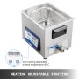 VEVOR Ultrasonic Cleaner 10L Jewelry Cleaning Ultrasonic Machine Digital Ultrasonic Parts Cleaner Heater Timer Jewelry Cleaning Kit Industrial Sonic Cleaner for Jewelry Watch Ring Dental Glass