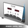 VEVOR Ultrasonic Cleaner 10L 150/300w Dual power Ultrasonic Cleaner