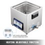 VEVOR Ultrasonic Cleaner 20L Jewelry Cleaning Ultrasonic Machine Digital Ultrasonic Parts Cleaner Heater Timer Jewelry Cleaning Kit Industrial Sonic Cleaner for Jewelry Ring Dental Glass