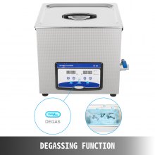 VEVOR Ultrasonic Cleaner 20L Smykkerensing Ultrasonic Machine Digital Ultrasonic Parts Cleaner Heater Timer Smykkerenssett Industrial Sonic Cleaner for smykker Klokker Ring Dental Glass