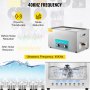 22l Ultrasonic Cleaner With Heater Timer Dentures 20-80℃ Water Drain