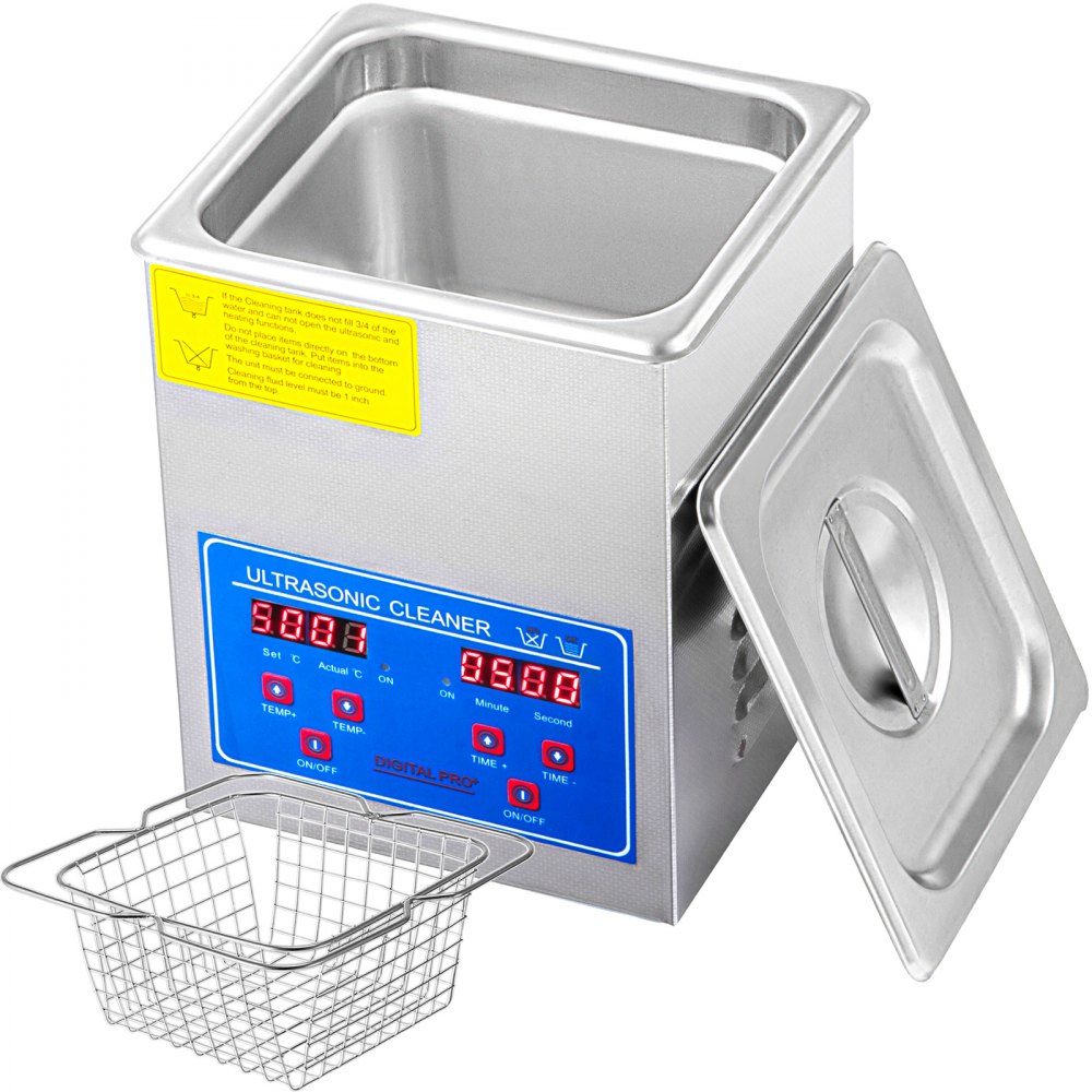 2 L Industry Heated Ultrasonic Cleaners Cleaning Equipment Heater W/timer Ce