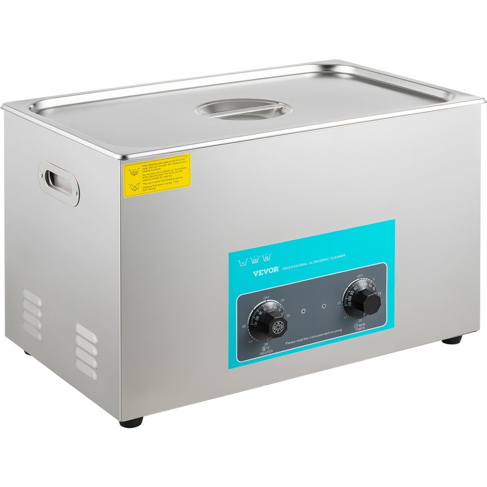 VEVOR Ultrasonic Cleaner 30L Ultrasonic Cleaning Machine Jewelry Glasses