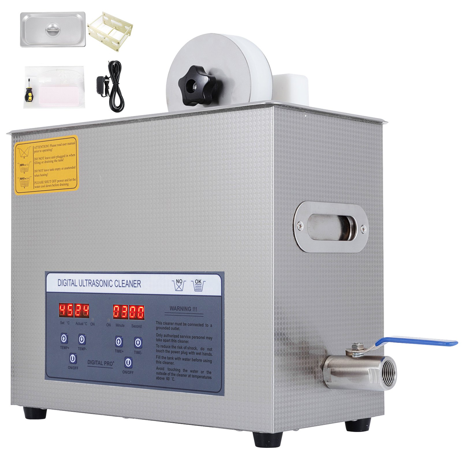 Ultrasonic Vinyl Record Cleaner Ultrasonic Cleaner 6L Record Cleaning Machines