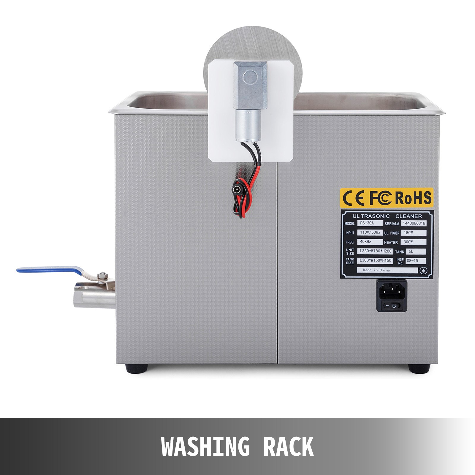 Ultrasonic Vinyl Record Cleaner Ultrasonic Cleaner 6L Record Cleaning Machines