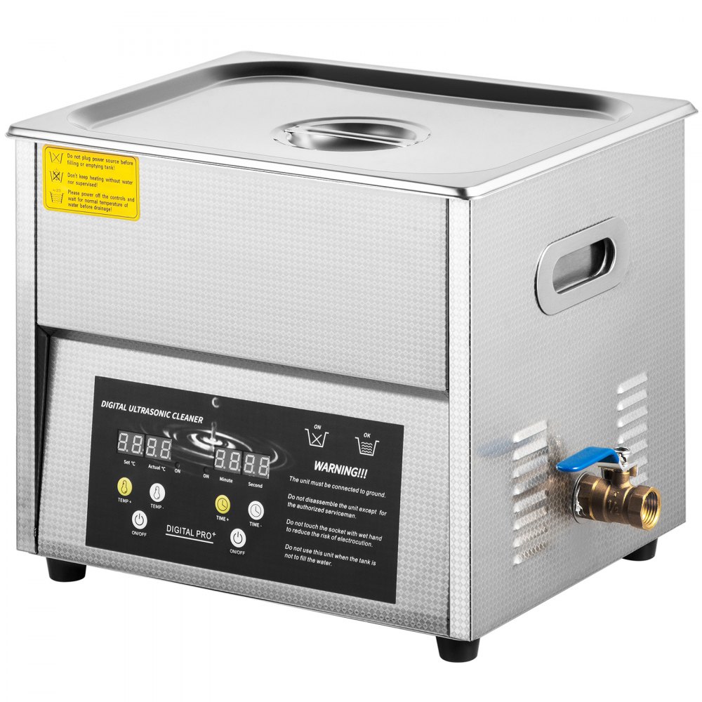 VEVOR 6L Ultrasonic Cleaner Cleaning Equipment Industry Heated W/ Timer Heater