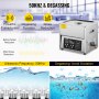 VEVOR 6L Ultrasonic Cleaner Cleaning Equipment Industry Heated W/ Timer Heater
