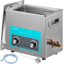 Ultrasonic Jewelry Cleaner with Heater Timer for Cleaning Eyeglass Rings Dentures Music Instruments