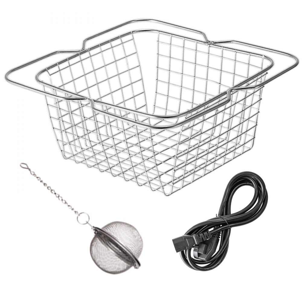 VEVOR 2L Ultrasonic Cleaner Cleaning Equipment Industry Heated W/ Timer Heater