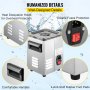VEVOR 2L Ultrasonic Cleaner Cleaning Equipment Industry Heated W/ Timer Heater