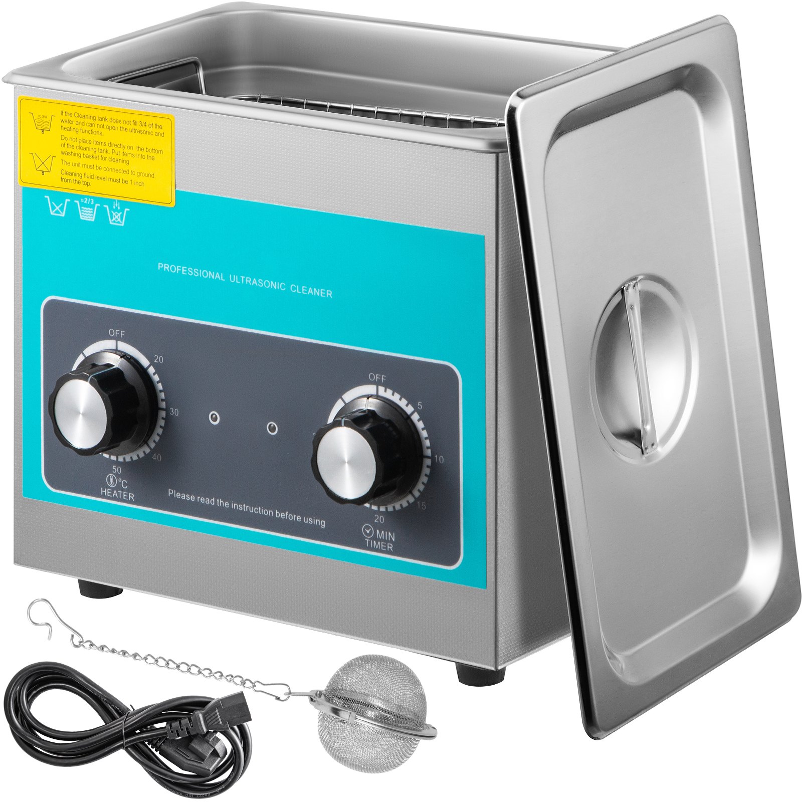 Sweiko Knob Ultrasonic Cleaner 3L 40kHz Ultrasonic Cleaning Machine Knob Control Sonic Cleaner 304 Stainless Steel Ultrasonic Cleaner Machine with Heater & Timer for Cleaning Jewelry Eyeglasses Watches Sweiko Knob Ultrasonic Cleaner 3L 40kHz Ultrasonic Cleaning Machine Knob Control Sonic Cleaner 304 Stainless Steel Ultrasonic Cleaner Machine with Heater & Timer for Cleaning Jewelry Eyeglasses Watches