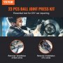 VEVOR Ball Joint Press Kit C-press Ball Joint Tools 23 pcs Automotive Repair Kit