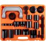 VEVOR Ball Joint Press Kit, 23 pcsTool Kit, C-press Ball joint Remove and Install Tools, for Most 2WD and 4WD Cars, Heavy Duty Ball Joint Repair Kit for Automotive Repairing