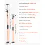 VEVOR Cabinet Jack Support Pole, 2-Pack, 116-290 cm Steel Telescopic Quick Support Rod, Adjustable 3rd Hand System up to 70 kg Capacity for Installing Cabinets, Lifting Drywall, Cargo Bars