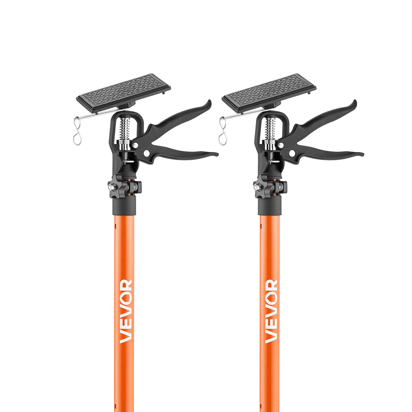 VEVOR Cabinet Jack Support Pole, 2-Pack, 116-290 cm Steel Telescopic Quick Support Rod, Adjustable 3rd Hand System up to 70 kg Capacity for Installing Cabinets, Lifting Drywall, Cargo Bars