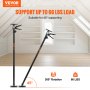 VEVOR Adjustable Support Pole, 4 Pcs 66 lbs Capacity 3rd Hand Support System, 45.2 in - 114.17 in Telescoping Support Pole, with Storage Bag, for Cabinet Jacks, Cargo Bars, Drywalls, Tire Jack