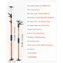 VEVOR Cabinet Jack Support Pole, 4-Pack, 116-290 cm Steel Telescopic Quick Support Rod, Adjustable 3rd Hand System up to 70 kg Capacity for Installing Cabinets, Lifting Drywall, Cargo Bars