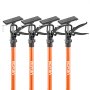VEVOR Cabinet Jack Support Pole, 4-Pack, 116-290 cm Steel Telescopic Quick Support Rod, Adjustable 3rd Hand System up to 70 kg Capacity for Installing Cabinets, Lifting Drywall, Cargo Bars