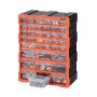VEVOR 39-Drawer Storage Organizer, Plastic, Drawer Storage Cabinet for Garage Organization, Stackable Small Parts Organizer, Wall-Mounted Toolbox, for Hardware, Beads, Screws, Crafts, Building Bricks