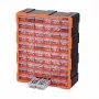 VEVOR 60-Drawer Storage Organizer, Plastic, Drawer Storage Cabinet for Garage Organization, Stackable Small Parts Organizer, Wall-Mounted Toolbox, for Hardware, Beads, Screws, Crafts, Building Bricks