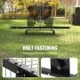 VEVOR Tow Behind Dethatcher, 60-inch Tow Dethatcher with 24 Steel Tines, Lawn Dethatcher Rake for ATV or Mower, Tow Behind Lawn Rake with Lift Handle for Leaves, Pine Needles, and Grass