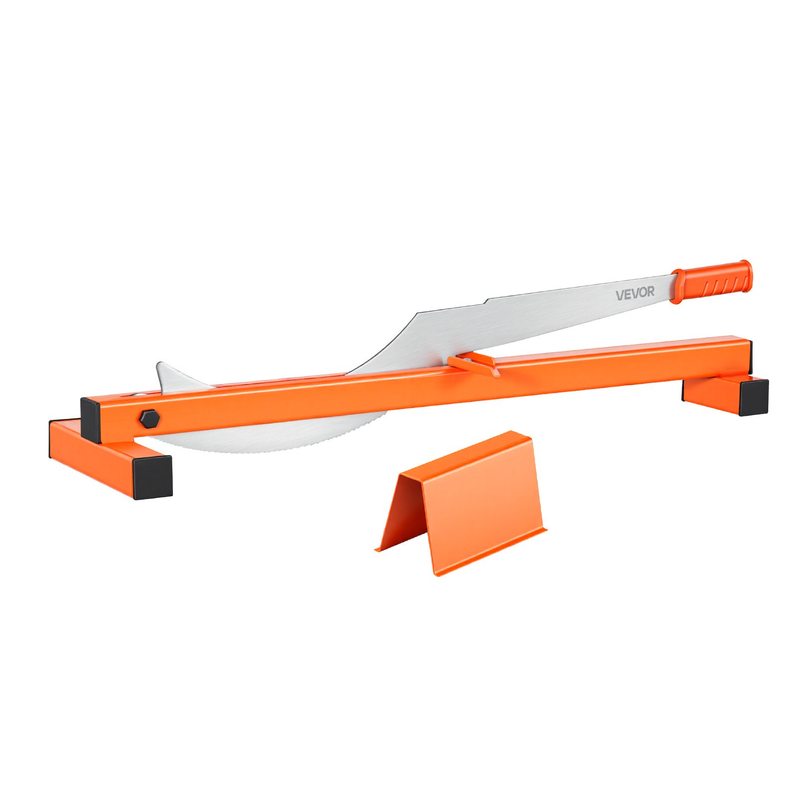 VEVOR 304.8mm Vinyl Floor Cutter, 10mm Thick Laminate Flooring Cutter with Cutting Angle Guide, Rubber Handle, Honing Stone, D2 Steel Blade for Cutting Laminate, Vinyl, Home Renovation
