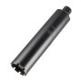 VEVOR Core Drill Bit, 89 mm Diameter, 356 mm Drilling Depth, 1-1/4 in-7 Internal Thread, High-Precision Welding Technology, Wet Diamond Core Bit for Reinforced Concrete, Red Bricks, and Masonry