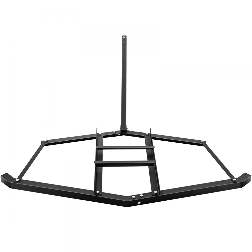 VEVOR Driveway Drag 74" Width, Tow Behind Drag Harrow 39'' Length, 4'' Height, Driveway Tractor Harrow with 2 Adjustable Bars, Heavy Duty Steel, Driveway Grader for ATV, UTV, Garden Lawn Tracto