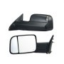 VEVOR Towing Mirrors, for 2009-2018 Dodge Ram 1500, 2010-2018 Ram 2500 3500, 2019-2023 Ram 1500 Classic Model, Power Heated with Signal Light & Puddle Light, Manual Controlling Flipping Folding, Black
