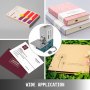 VEVOR Electric Round Corner Machine Heavy Duty Fillet Paper Cutter Machine Round Cornering with 7 Built R3-R6, R8-R10 Fillet Paper Cutter Machine Cutting Name Card