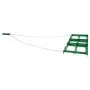 VEVOR Drag Harrow, 4 ft Heavy Duty Tow Behind Drag Harrow with Adjustable Bars & 72 in Chain, Driveway Grader Landscape Rake for ATV, UTV, Tractor, Mower Tow Behind Yard Lawn Leveling Tool