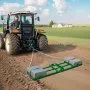 VEVOR Drag Harrow, 6 ft Heavy Duty Tow Behind Drag Harrow with Adjustable Bars & 72 in Chain, Driveway Grader Landscape Rake for ATV, UTV, Tractor, Mower Tow Behind Yard Lawn Leveling Tool