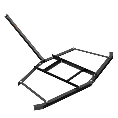 VEVOR Driveway Drag, 66" Width Tow Behind Drag Harrow, Q235 Steel Driveway Grader with Adjustable Bars, Support up to 50 lbs, Driveway Tractor Harrow for ATVs, UTVs, Garden Lawn Tractors