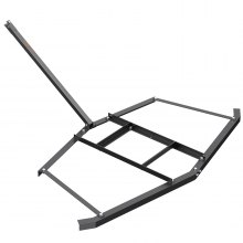 VEVOR Driveway Drag, 74" Width Tow Behind Drag Harrow, Q235 Steel Driveway Grader with Adjustable Bars, Support up to 50 lbs, Driveway Tractor Harrow for ATVs, UTVs, Garden Lawn Tractors