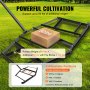 VEVOR Driveway Drag, 84" Width Tow Behind Drag Harrow, Q235 Steel Driveway Grader with Adjustable Bars, Support up to 50 lbs, Driveway Tractor Harrow for ATVs, UTVs, Garden Lawn Tractors
