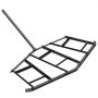 VEVOR Driveway Drag, 81.49" Width Tow Behind Drag Harrow, Q235 Steel Driveway Grader with Adjustable Bars, Support up to 50 lbs, Driveway Tractor Harrow for ATVs, UTVs, Garden Lawn Tractors