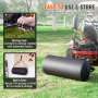 VEVOR Tow Behind Lawn Roller, 400lbs Sand/Water roller Yard, LLDPE Drum and Steel Frame Sod Roller with Easy-turn Plug, Rew Behind a Tractor or ATV for Lawn, Garden, Farm, Park, Black