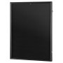 VEVOR jersey display frame with black background and sleek black frame, perfect for memorabilia.