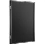 black VEVOR jersey display frame with a sleek design and hinged door for easy access.
