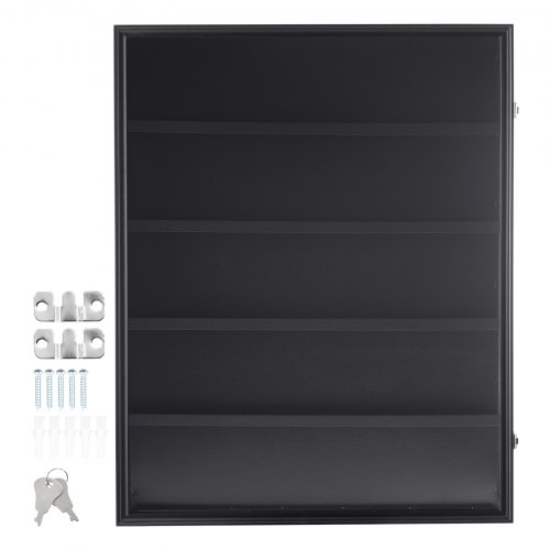 VEVOR 35 Graded Sports Card Display Case, 24.3x30.5x2.1 in/61.7x77.5x5.3 cm, Baseball Card Display Frame with 98% UV Protection Clear View PC Glass, Lockable Wall Cabinet for Football Basketball Hockey Trading Card | VEVOR 35 Graded Sports Card Display Case, 24.3x30.5x2.1 in/61.7x77.5x5.3 cm, Baseball Card Display Frame with 98% UV Protection Clear View PC Glass, Lockable Wall Cabinet for Football Basketball Hockey Trading Card |