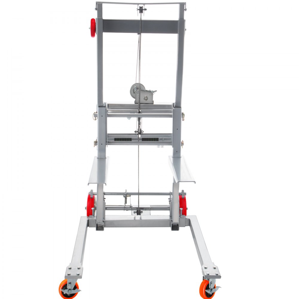 VEVOR Manual Winch Stacker Material Lift 63" Max Height 551 lbs Capacity Lift
