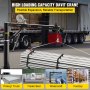 VEVOR Davit Crane, 1000lbs pickuptruckkran, 360° svängbar design, hydraulisk kabelvinsch Teleskopisk lyftkran för lastbil, kranfäste för att lyfta gods i konstruktion, fabrik och transport