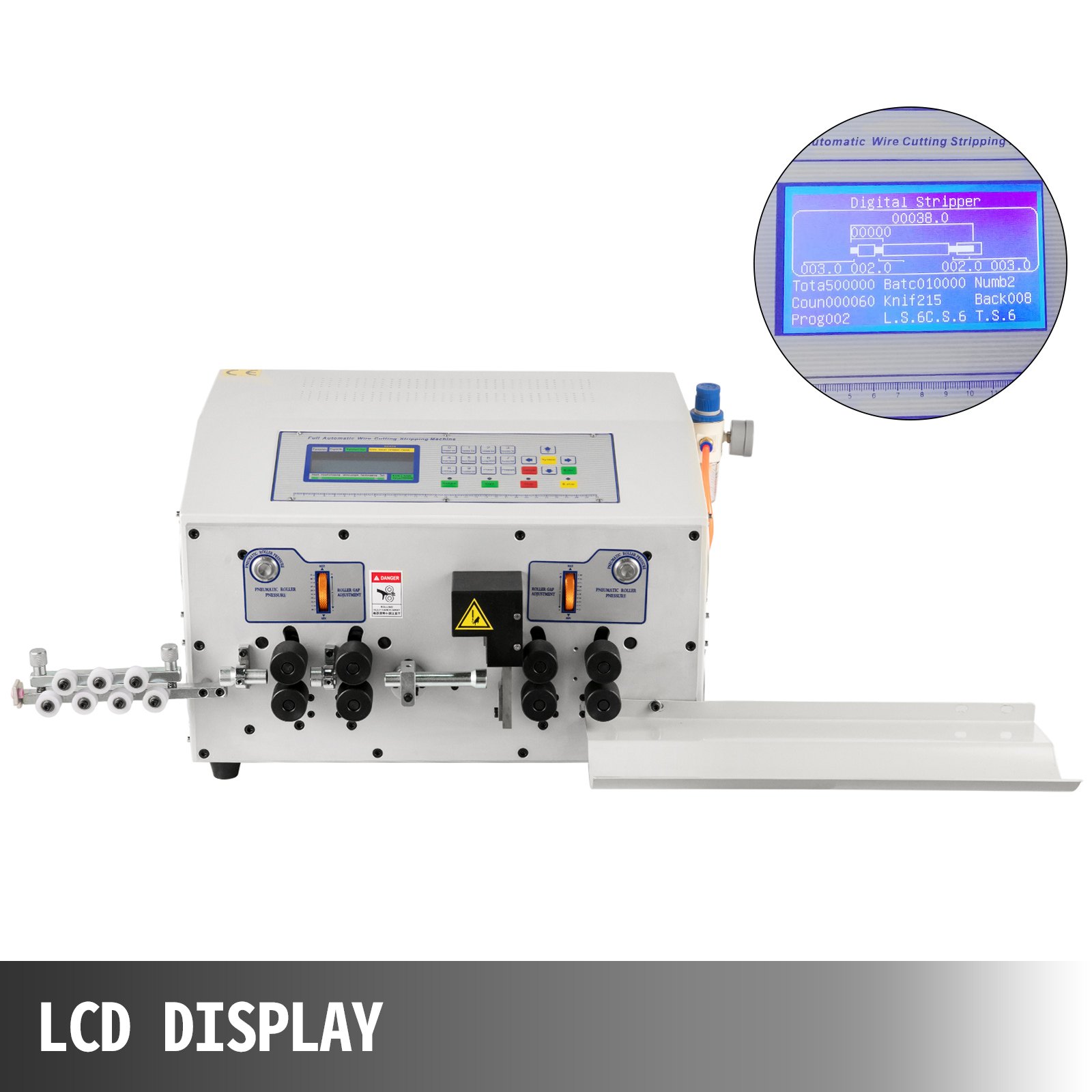 Automatic Wire Stripping And Peeling Machine, Electric Wire Stripper, 8 Wheels