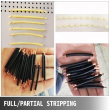 VEVOR Automatic Wire Stripper Machine 300V, Computerized Wire Stripping and Peeling Machine, Wire Stripping Tool with Straightener and Collection Plate for 0.1-10 Square Milimeters Wires