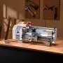VEVOR Metal Lathe Machine, 8.7 x 18 in, Precision Bench Power Metal Lathe, Automatic Feed, 0-2500 RPM Variable Speed, 1250W Brushless Motor, for Processing Precision Parts Soft Metals Wood Plastics