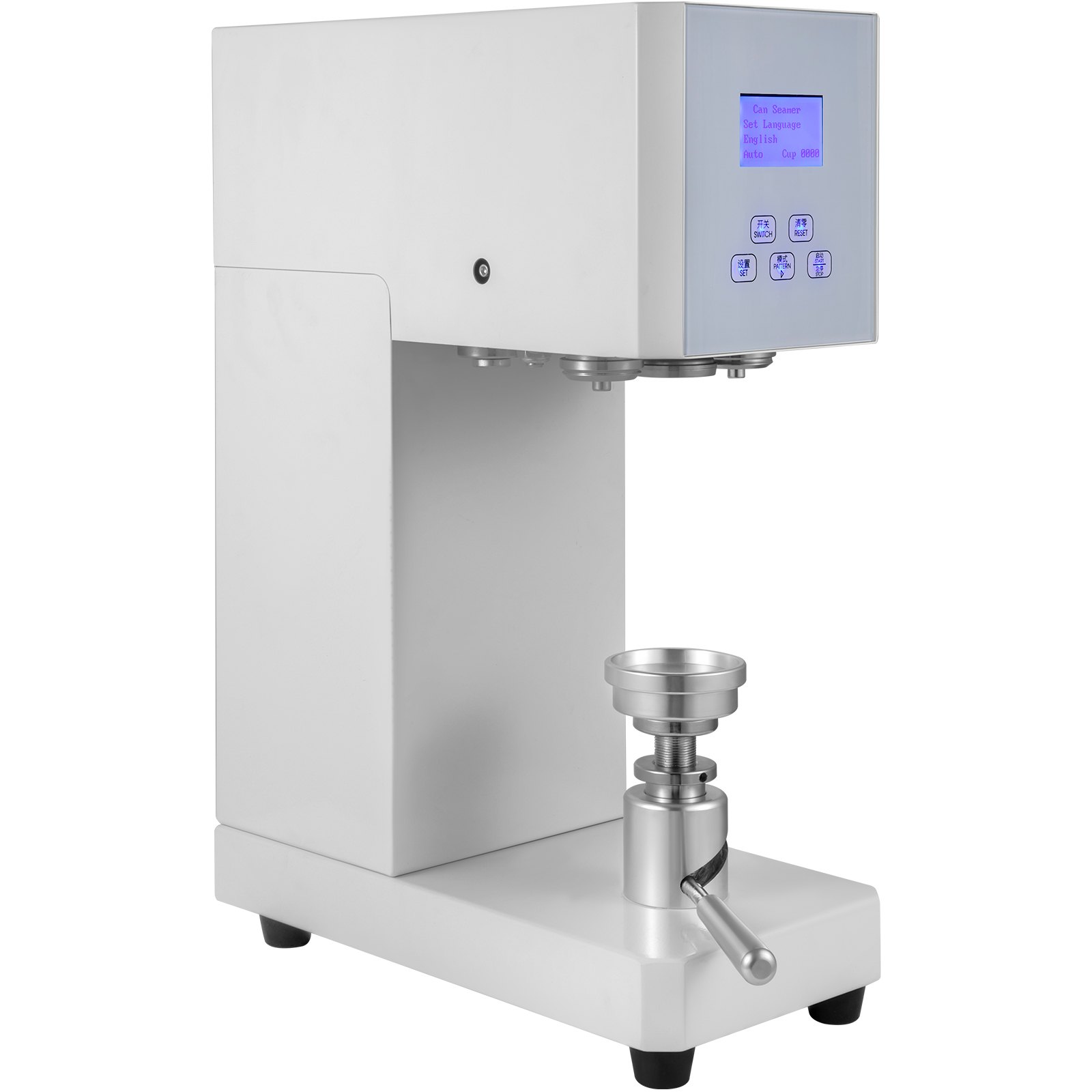 VEVOR Can Seamer, 2.2 inch/56 mm Diameter Sealing, Semi Automatic Tin Can Sealer Machine with 2.4 -6.7 inch/60-170 mm Applicable Can Height and Digital Control, 370W Electric Beer Can Seamer for Cans
