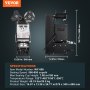 VEVOR Fully Automatic Cup Sealing Machine, 500-650 Cups/H, Cup Sealer Machine for 180 mm Tall & 90/95 mm Cup, Electric Boba Tea Sealer with Digital Control LCD Panel for Bubble Milk Tea Coffee, Black