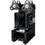 Selladora de vasos totalmente automática VEVOR, 500-650 vasos/h, para vasos de 190 mm de alto y 90/95 mm de alto, selladora eléctrica de té con panel LCD de control digital para té, leche, café y más. Color negro.